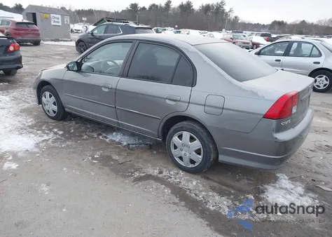 2004 Honda Civic Lx z USA, uszkodzony, nr VIN 2HGES16504H623145